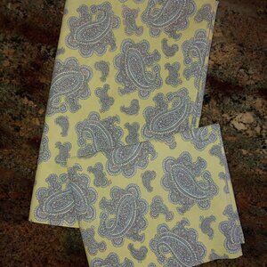 Ralph Lauren Studio Paisley Yellow Cotton Pillowcases